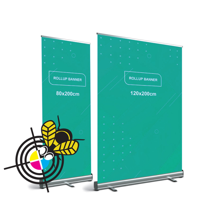 Banner Roll-Up Kit Completo 0,80x2 Metros Uma Perna